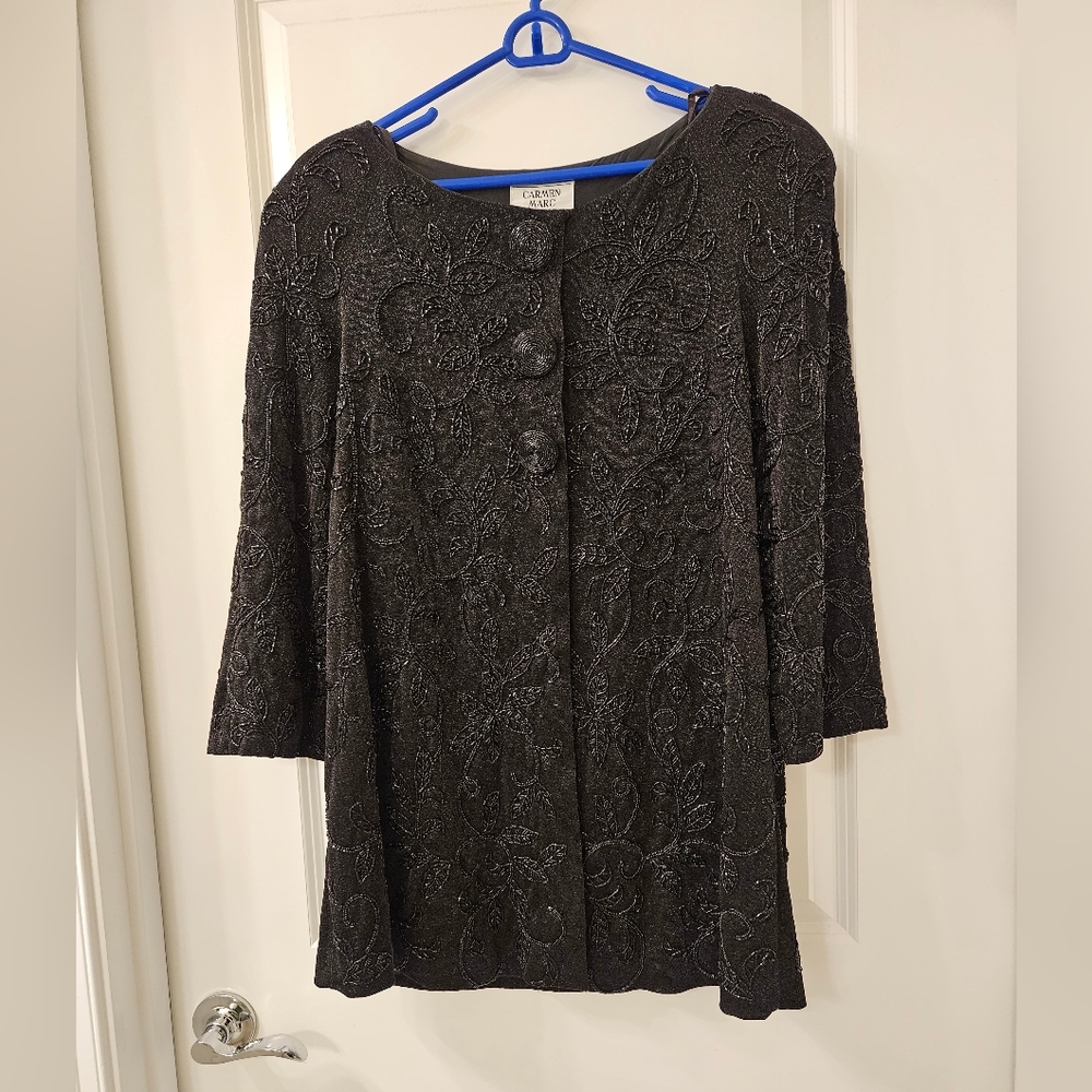 NWT beaded evening suit